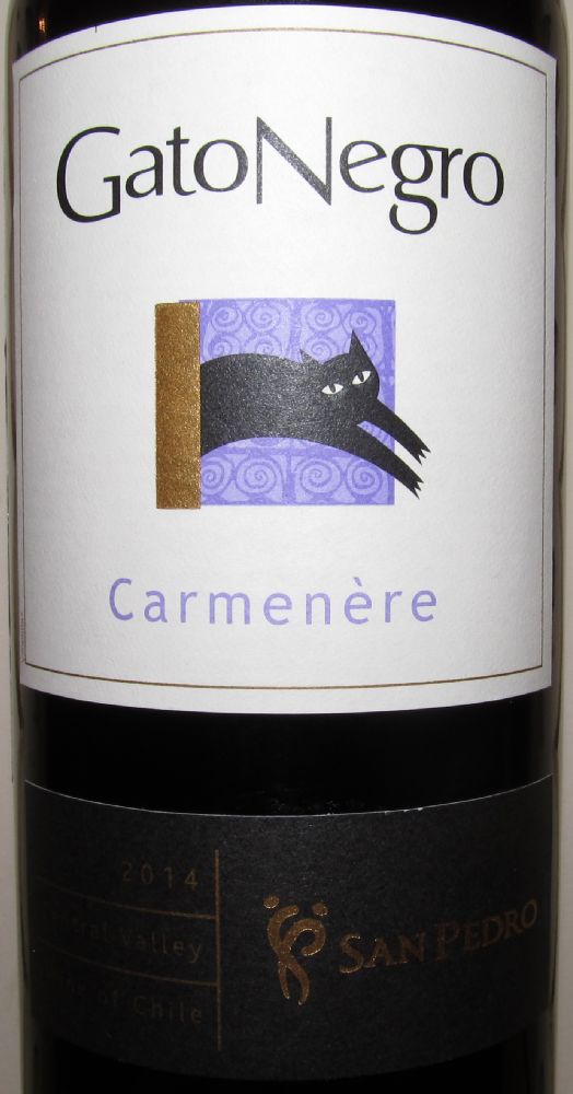 Viña San Pedro S.A. Gato Negro Carménère 2014, Main, #2801