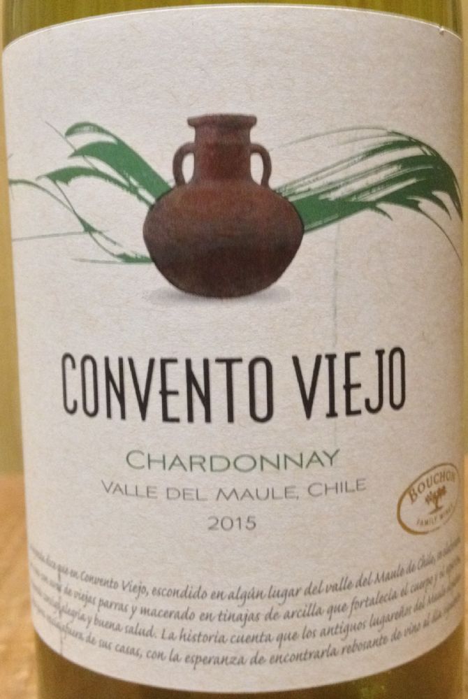 Viña J.Bouchon S.A. Convento Viejo Chardonnay 2015, Main, #2945