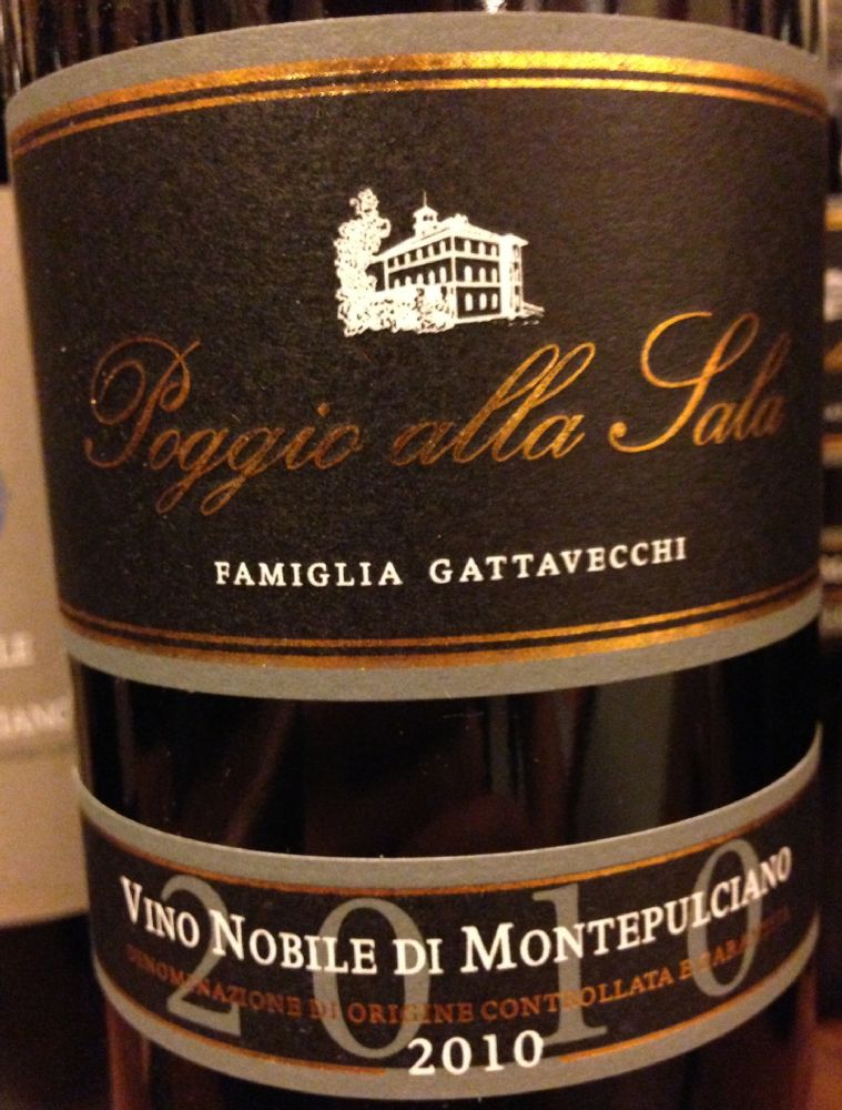 Gattavecchi Luca e Gionata Soc. Semplice Poggio alla Sala Vino Nobile di Montepulciano DOCG 2010, Main, #299