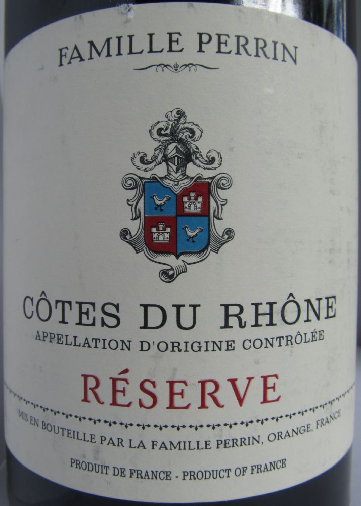 Perrin Et Fils S.A. Reserve Côtes du Rhône AOC/AOP 2012, Main, #3024