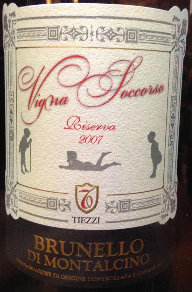 Tiezzi Enzo Podere Soccorso Vigna Soccorso Brunello di Montalcino Riserva DOCG 2007, Front, #303