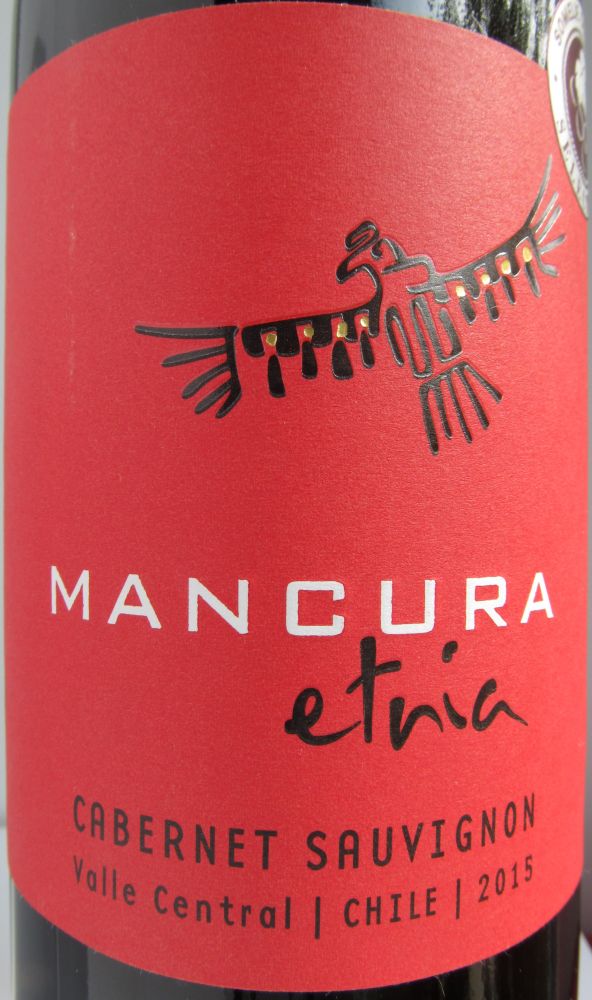 Viña Fray León S.A MANCURA etnia Cabernet Sauvignon 2015, Main, #3162