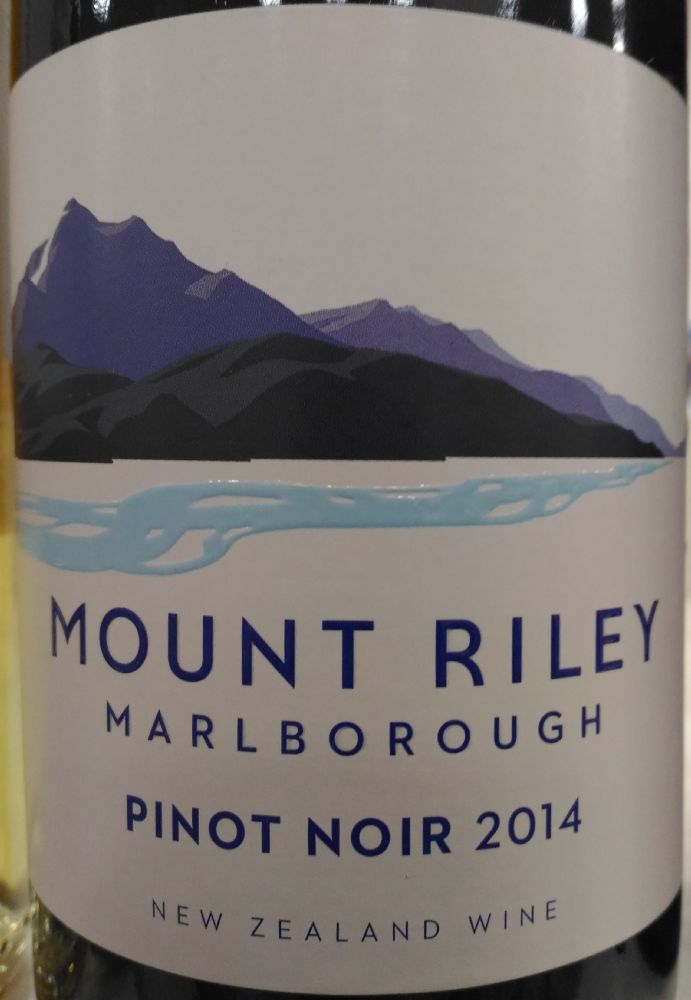 Mount Riley Wines Limited Pinot Noir Marlborough 2014, Main, #3180