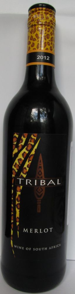 Sonop Wine Farm TRIBAL Merlot 2012, Front, #325