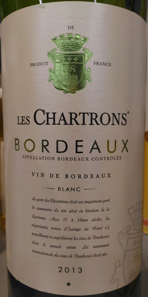 Terre de Vignerons Les Chartrons Bordeaux AOC/AOP 2013, Main, #3306