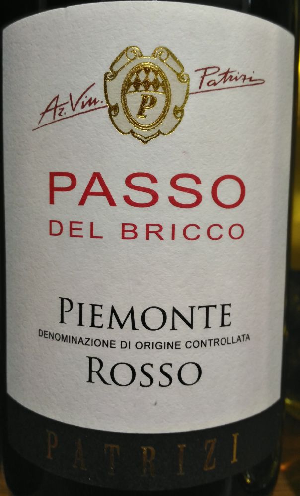 Manfredi A&C S.A.S. PATRIZI Passo del Bricco Piemonte DOC 2013, Main, #3309