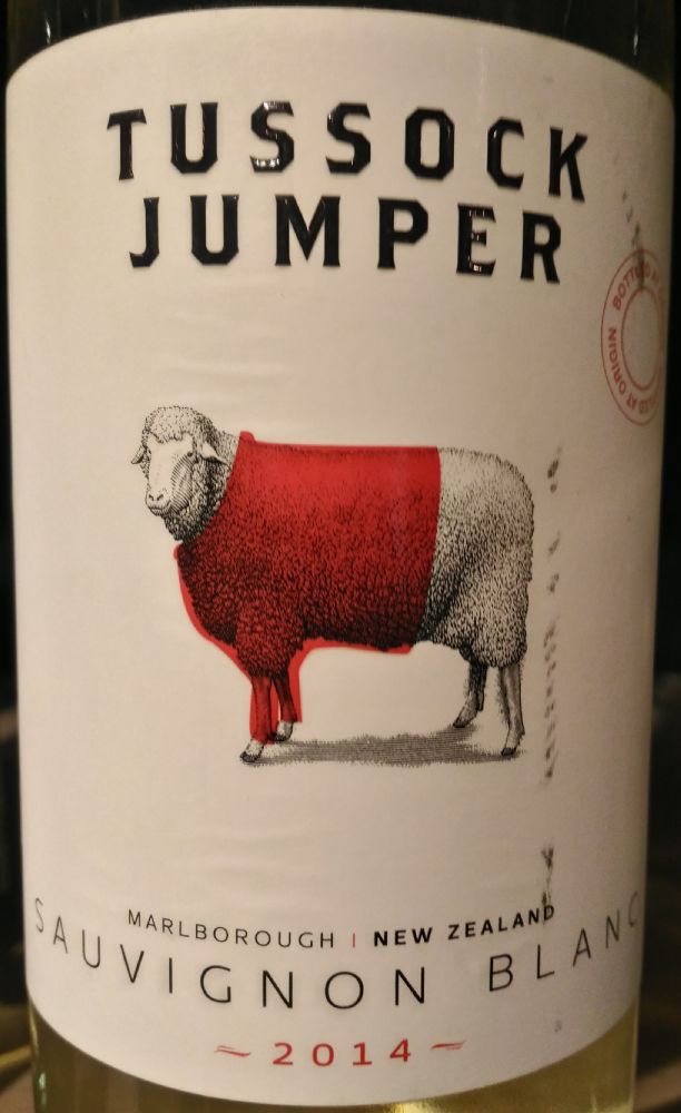 WineWorks Marlborough Limited Tussock Jumper Sauvignon Blanc Marlborough 2014, Main, #3336