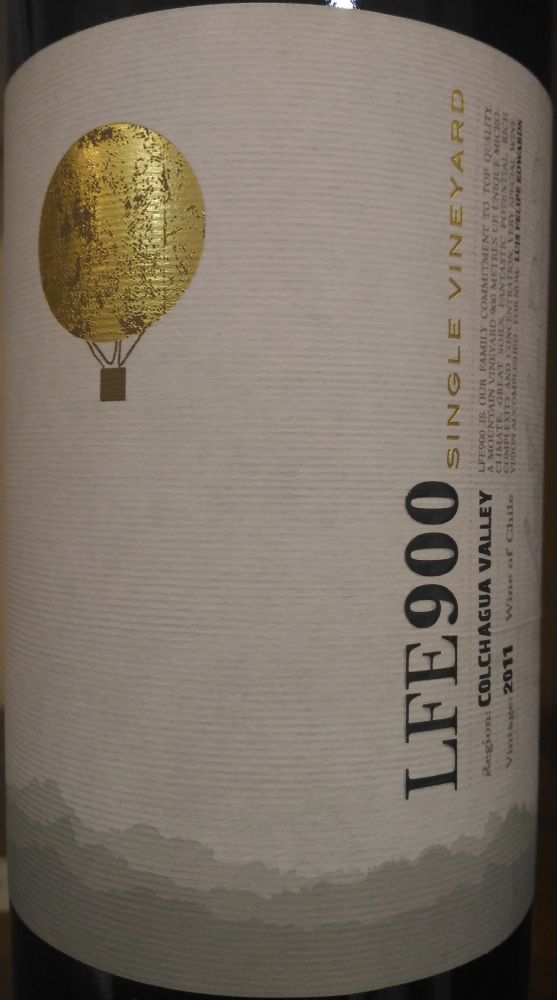 Viña Luis Felipe Edwards LFE 900 Single Vineyard D.O. Colchagua Valley 2011, Main, #3360