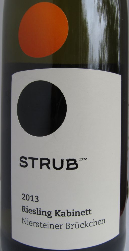 Weingut J. & H. A. Strub Niersteiner Brückchen Kabinett Riesling 2013, Main, #3385