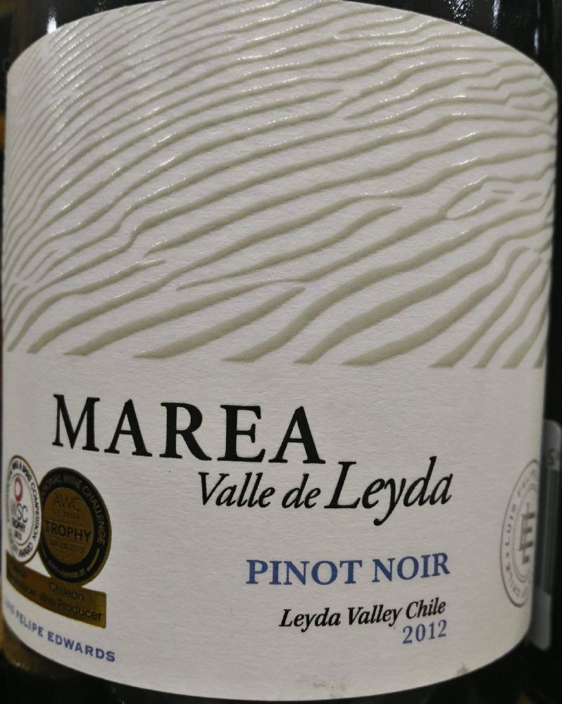Viña Luis Felipe Edwards MAREA Pinot Noir Leyda Valley 2012, Main, #3459