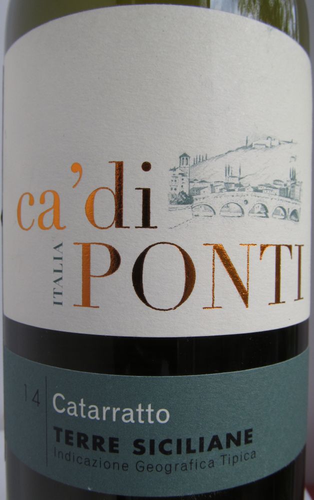 Araldica Vini Piemontesi S.C.A. ca'di PONTI Catarratto Terre Siciliane IGT 2014, Main, #3482
