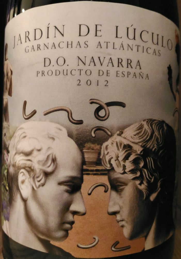 Bodegas La Casa de Lúculo Jardín de Lúculo Garnachas Atlánticas DO Navarra 2012, Main, #3637