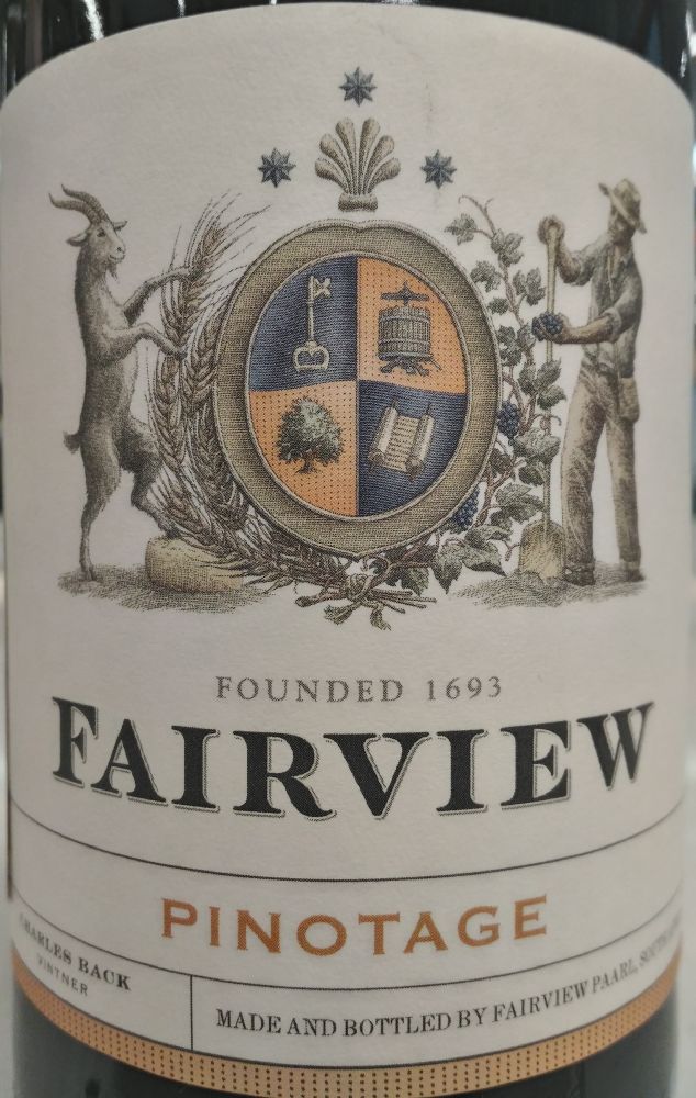 Fairview Wines Pty Ltd Pinotage W.O. Paarl 2015, Main, #3652