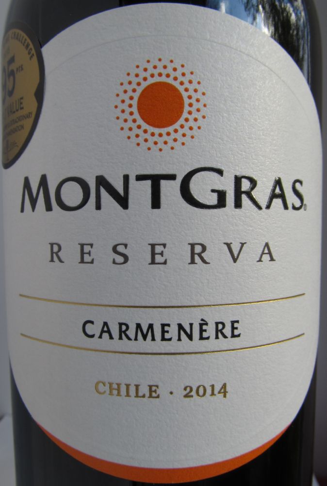 Viña MontGras S.A. Reserva Carménère 2014, Main, #3681