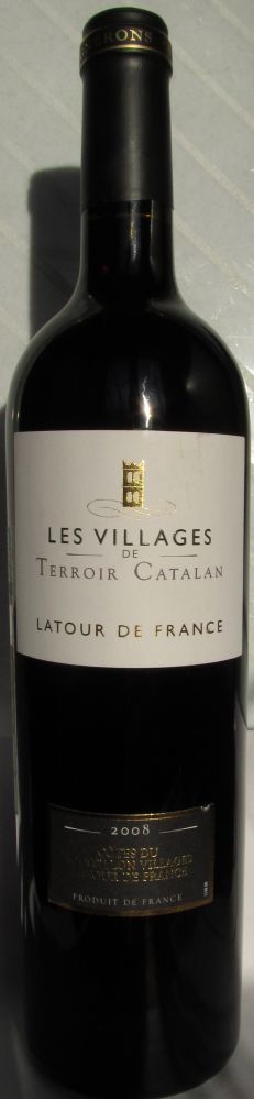 SICA Vignerons Catalans Les Villages de Terroir Catalan Côtes du Roussillon Villages AOC/AOP 2008, Front, #372