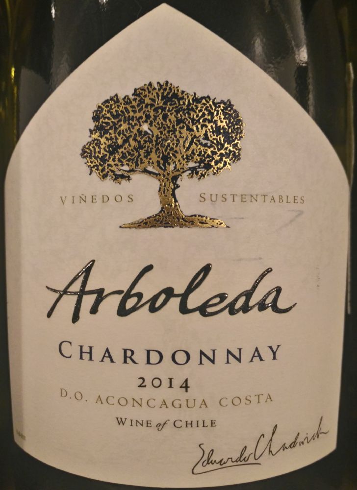 Viña Arboleda S.A. Chardonnay D.O. Aconcagua 2014, Main, #3744