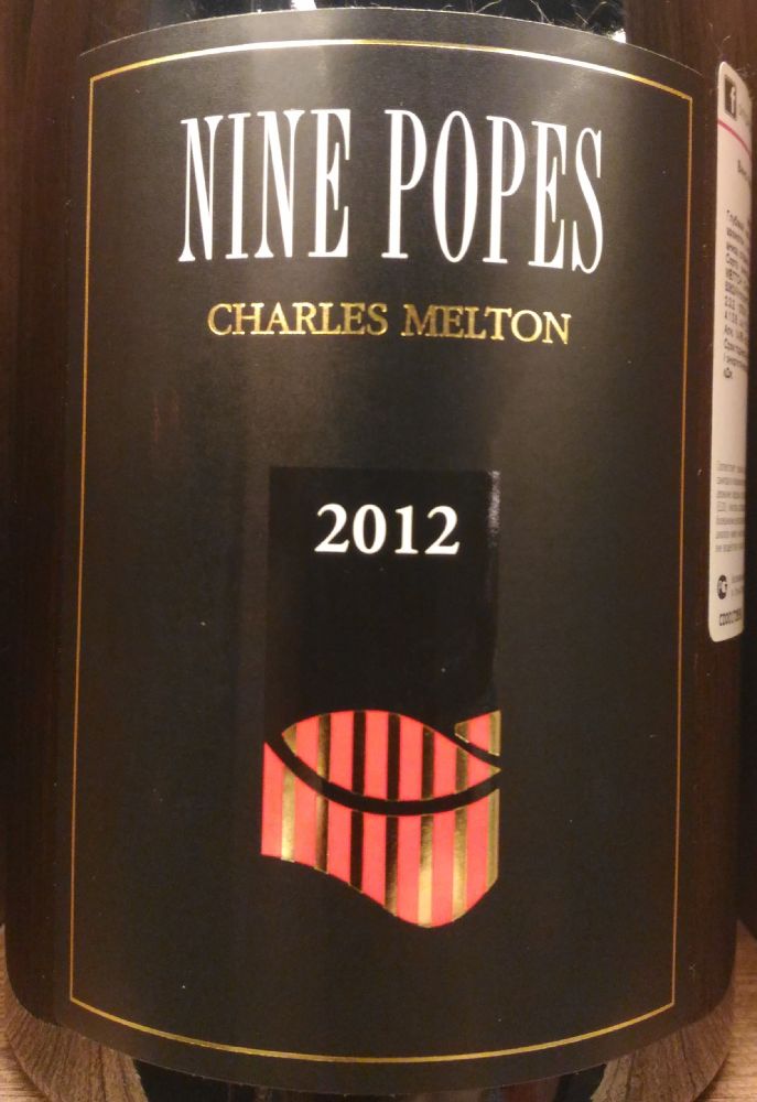 Charles Melton Wines NINE POPES 2012, Main, #3788
