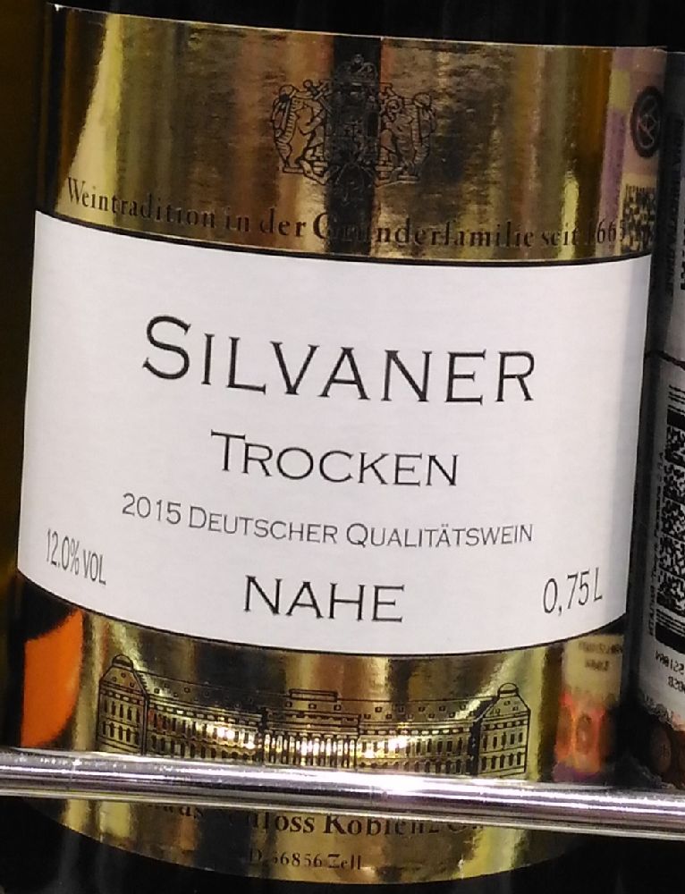 Schloss Koblenz GmbH Trocken Silvaner 2015, Main, #3870