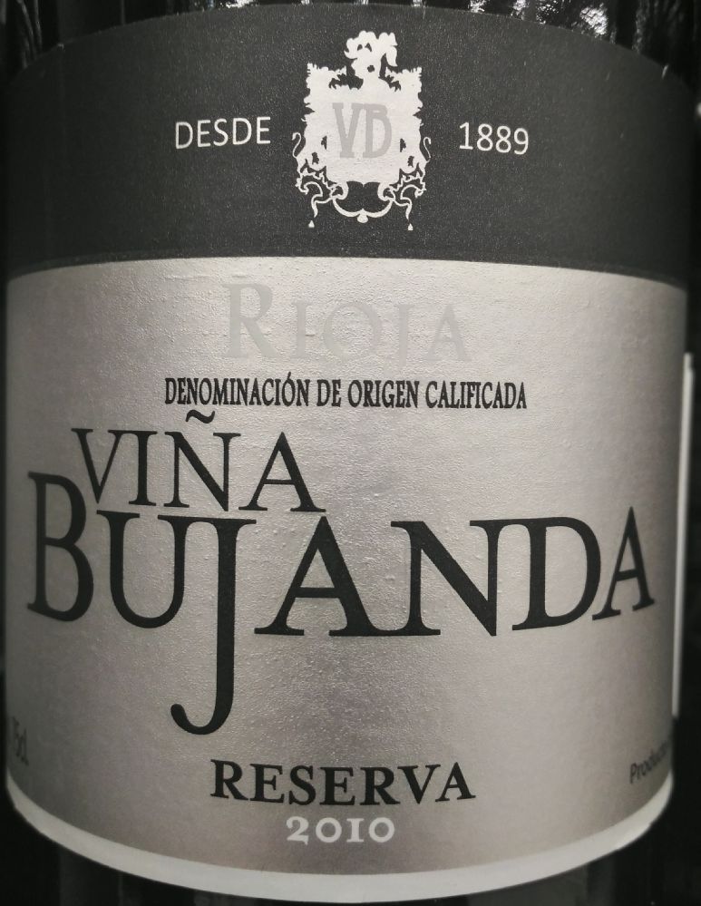 Viña Bujanda S.L.U. Reserva DOCa Rioja 2010, Main, #3875