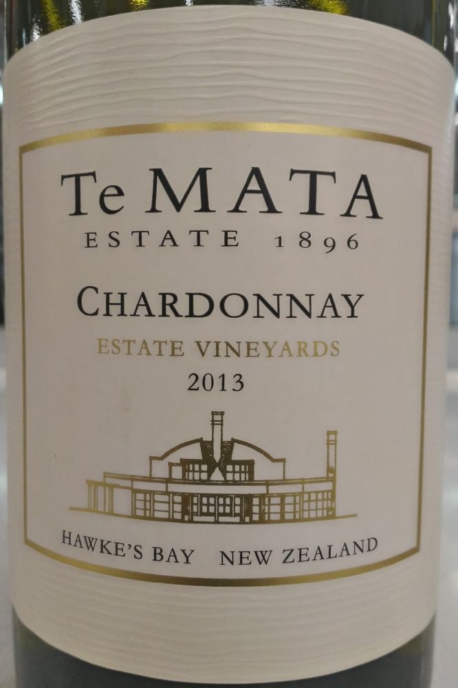 Te Mata Estate Winery Ltd Estate Vineyards Chardonnay Hawke’s Bay 2013, Main, #3882