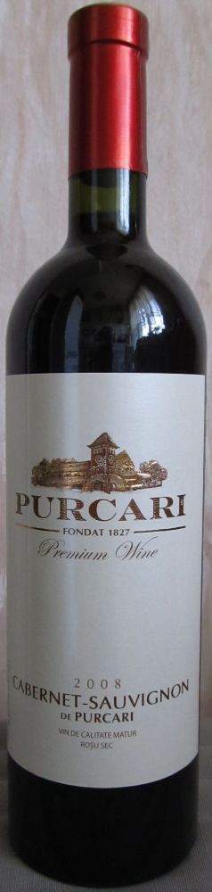 СП "Vinaria Purcari" ООО de Purcari Cabernet Sauvignon 2008, Main, #390