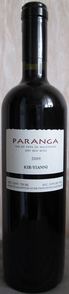 Kir Yianni S.A. Paranga 2009, Front, #392