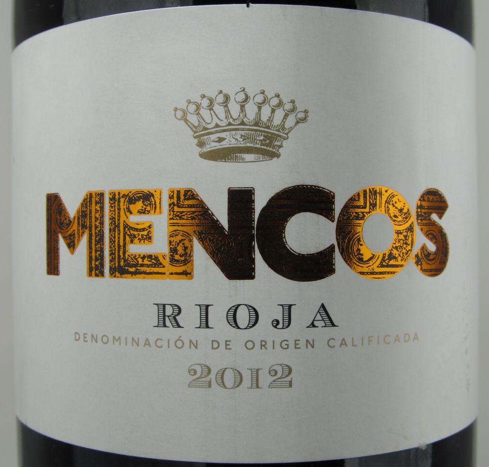 Manso de Zúñiga Wines & Vineyards S.L. MENCOS DOCa Rioja 2012, Front, #395
