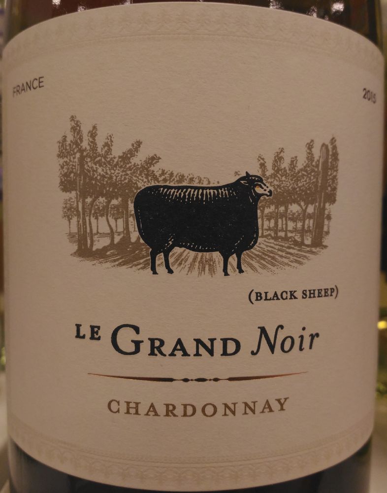 Les Celliers Jean d'Alibert Le Grand Noir Chardonnay Pays d'Oc IGP 2015, Main, #3976