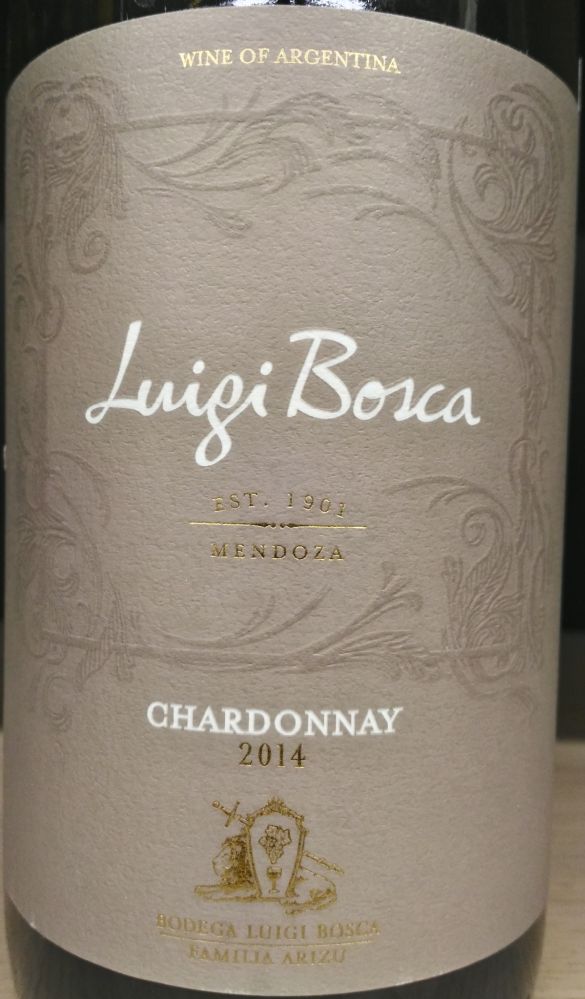 Leoncio Arizu S.A. Luigi Bosca Chardonnay 2014, Main, #4001