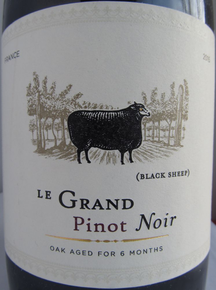Les Celliers Jean d'Alibert Le Grand Pinot Noir Pays d'Oc IGP 2015, Main, #4041