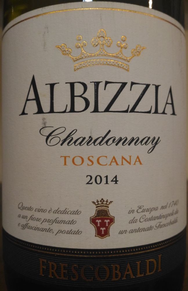 Marchesi de' Frescobaldi Srl Albizzia Chardonnay Toscana IGT 2014, Main, #4070