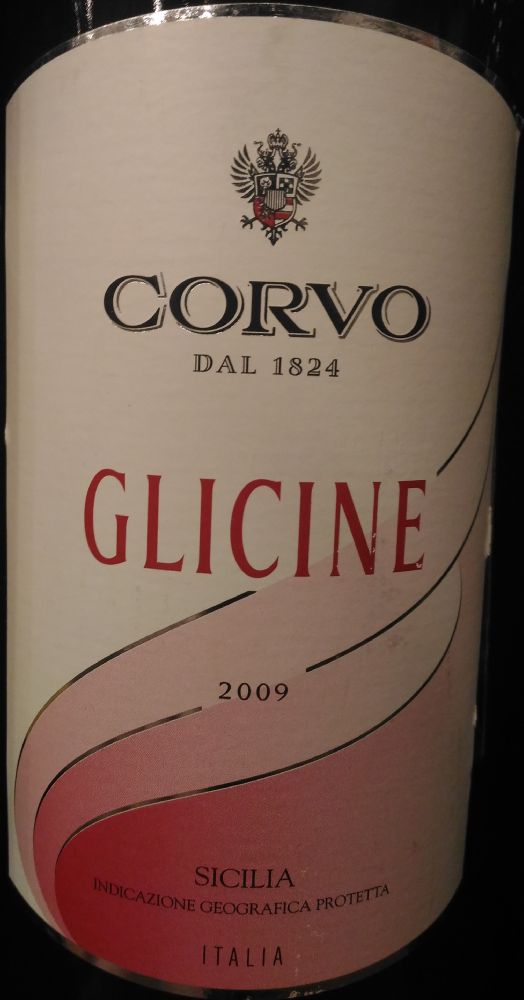 Duca di Salaparuta S.p.A. CORVO GLICINE Terre Siciliane IGT 2009, Main, #4126