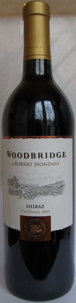 ROBERT MONDAVI Woodbridge Shiraz 2009, Front, #425