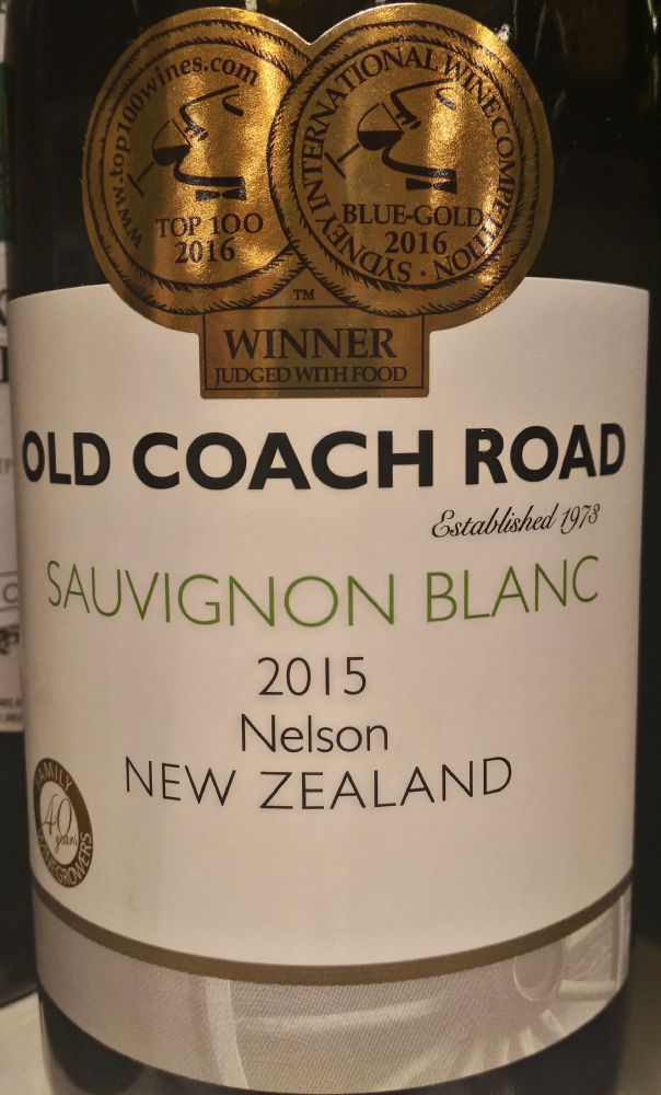 Seifried Estate OLD COACH ROAD Sauvignon Blanc Nelson 2015, Main, #4273