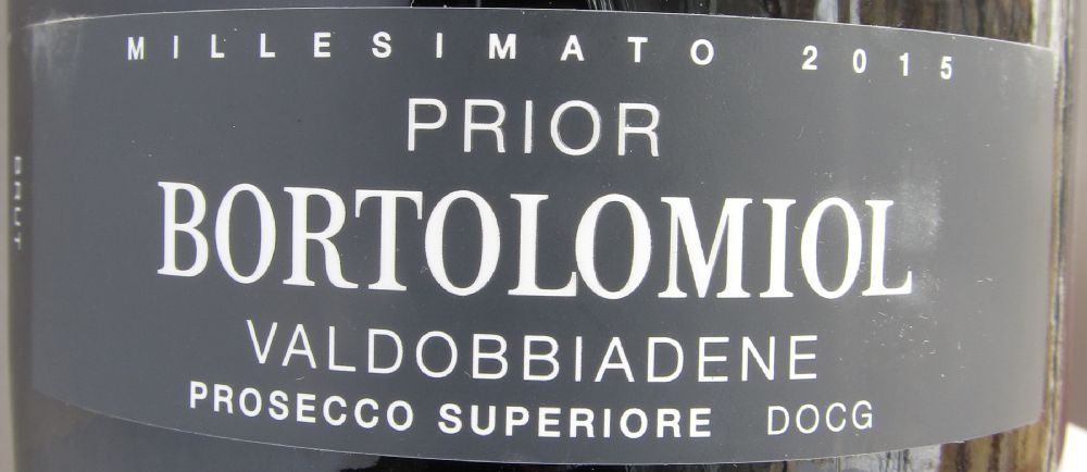 Bortolomiol S.p.A. PRIOR Millesimato Valdobbiadene - Prosecco Superiore DOCG 2015, Main, #4324