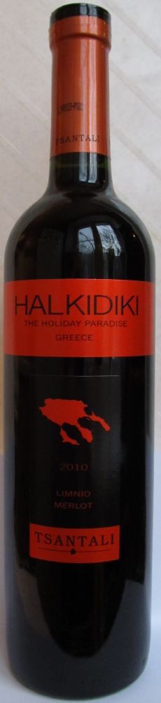 Evangelos Tsantalis S.A. HALKIDIKI Limnio Merlot 2010, Main, #433