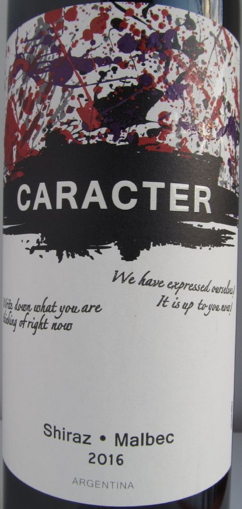 Bodegas Santa Ana Caracter Shiraz Malbec 2016, Main, #4475