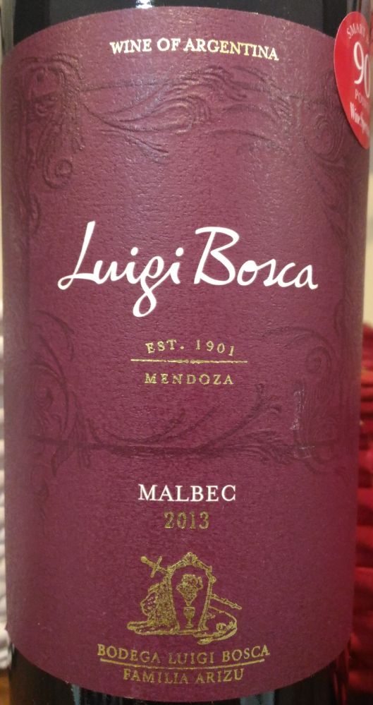 Leoncio Arizu S.A. Luigi Bosca Malbec 2013, Main, #4499