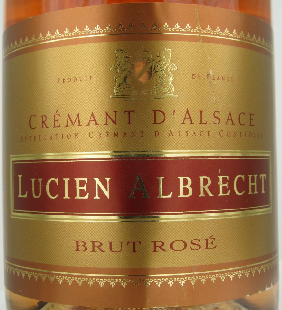 Lucien Albrecht BRUT ROSÉ Crémant d'Alsace AOC/AOP NV, Main, #458