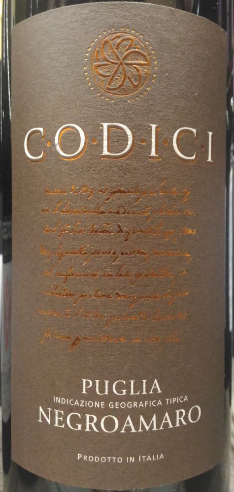 M.G.M. Mondo del Vino S.r.l. Codici Negroamaro Puglia IGT 2014, Main, #4611