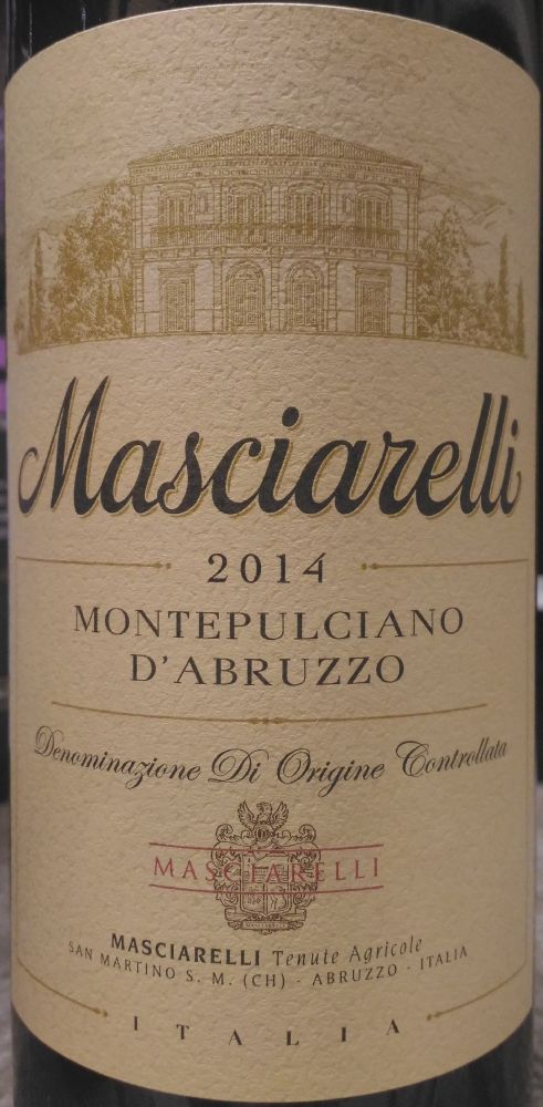 Masciarelli Tenute Agricole S.r.l. Montepulciano d'Abruzzo DOC 2014, Main, #4614