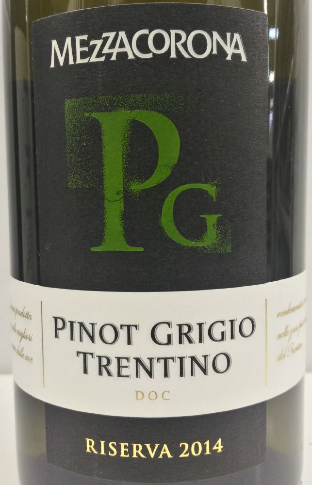 Nosio S.p.a. MEZZACORONA Riserva Pinot Grigio Trentino DOC 2014, Main, #4661