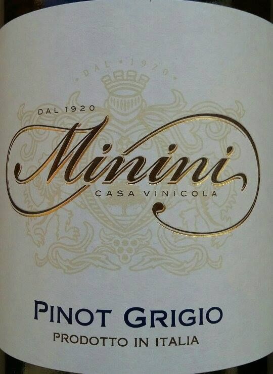 Cantine Francesco Minini S.p.a. Pinot Grigio Veneto IGT 2015, Main, #4730
