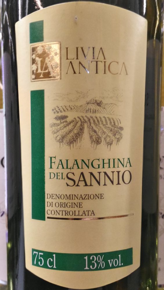 Cantine di Tufo Snc di La Marca Giovanni & C. Livia Antica Falanghina del Sannio DOC 2014, Main, #4805