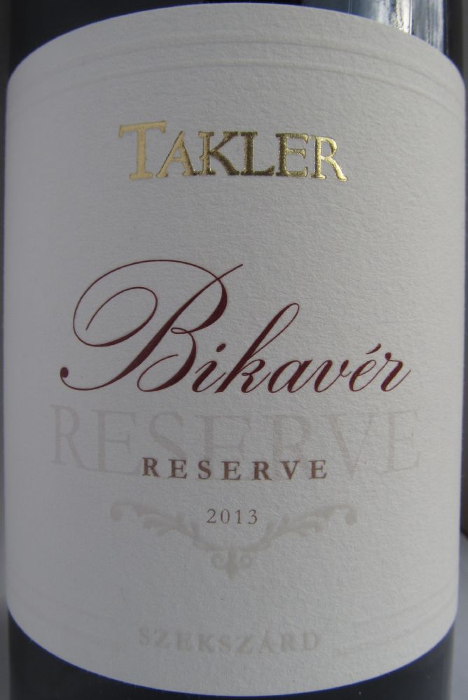 Takler Pince Kft Szekszárdi Bikavér Reserve 2013, Main, #4849