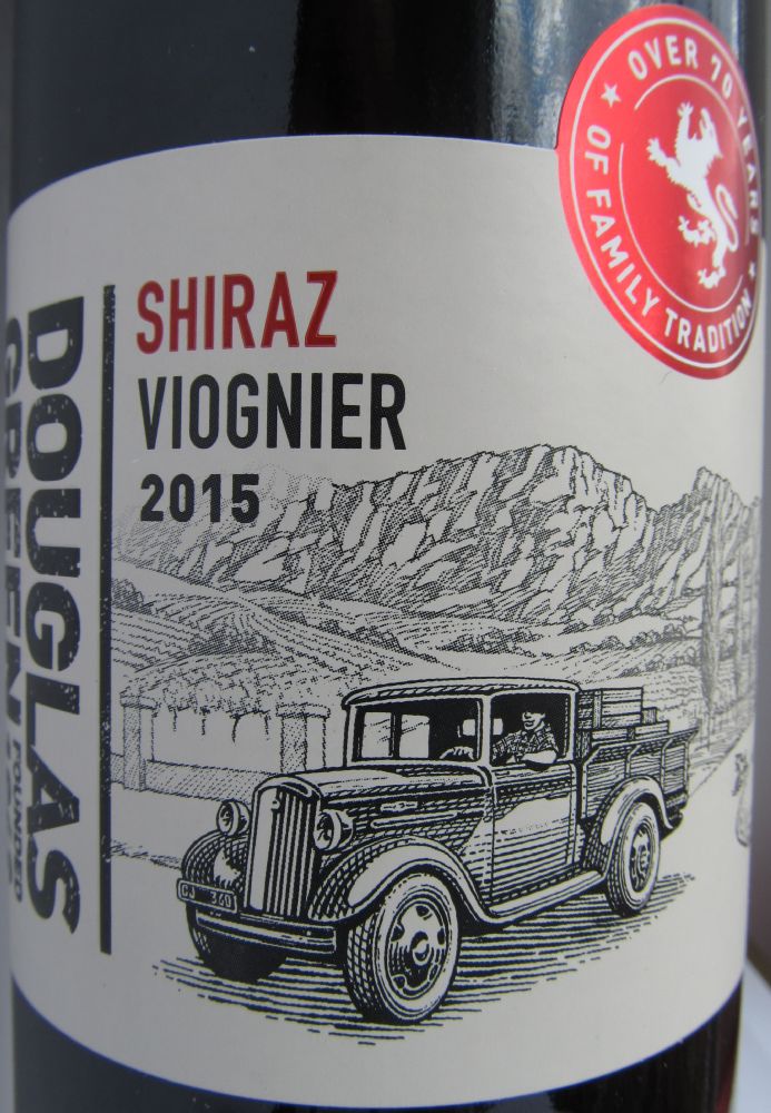 DGB (Pty) Ltd Douglas Green Shiraz Viognier 2015, Main, #4852