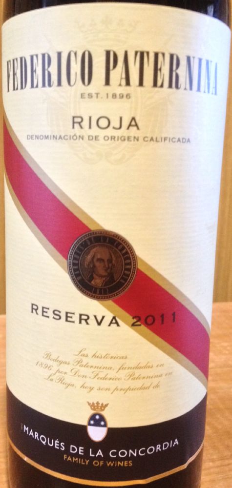 United Wineries S.A. Federico Paternina Reserva Marqués de la Concordia DOCa Rioja 2011, Main, #4861