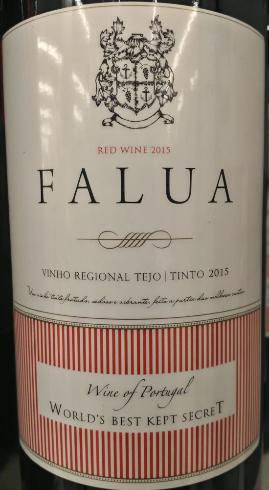 Falua Sociedade de Vinhos S.A. FALUA Vinho Regional Tejo 2015, Main, #4899