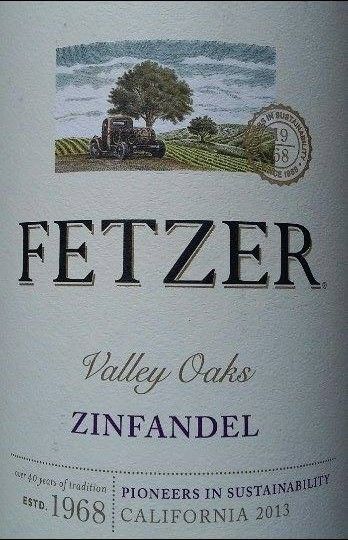 Fetzer Vineyards Valley Oaks Zinfandel 2013, Main, #4923