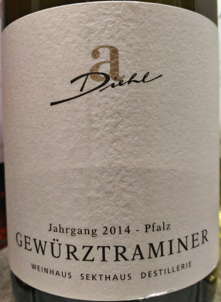 Wein- und Sektgut-Destillerie Andreas Diehl Gewürztraminer 2014, Main, #4948